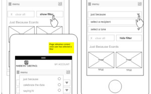 High fidelity wireframing for mobile optimization